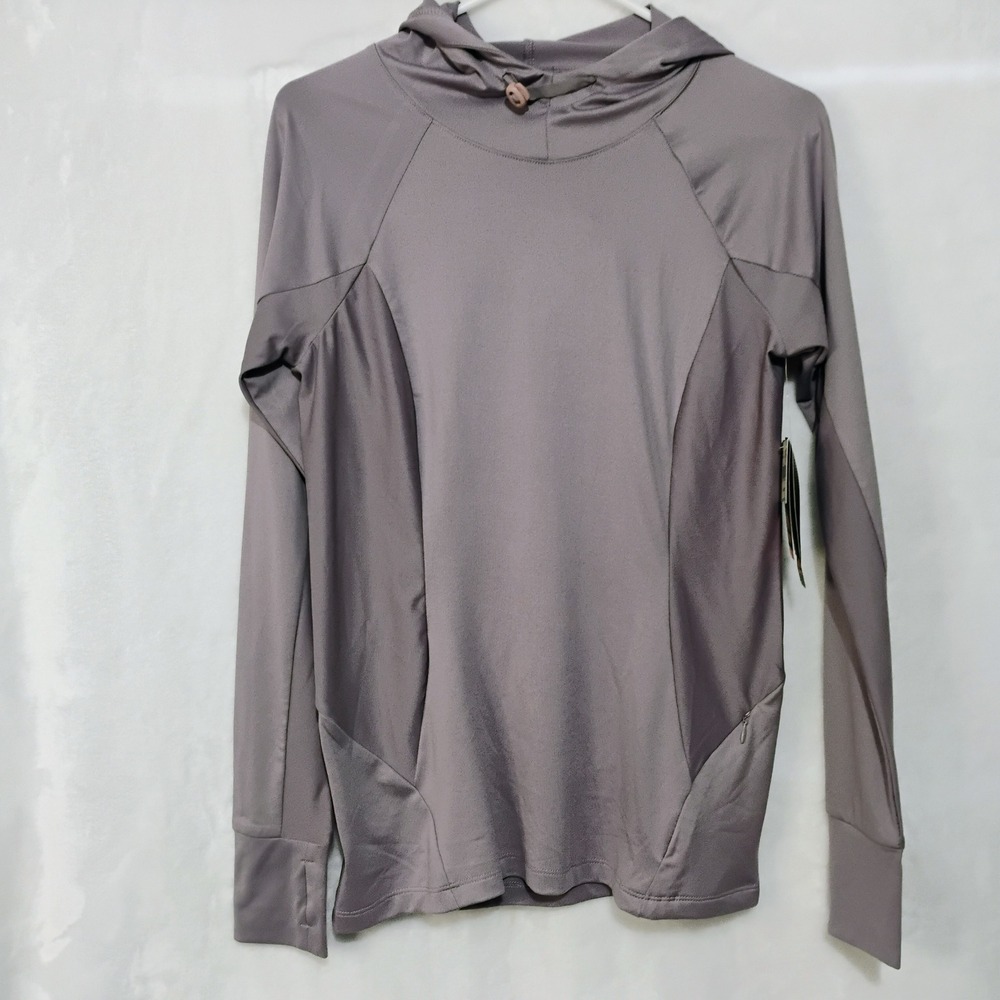 RBX Active Womens Small Lavender Purple Performance Hoodie Thumbhole Pullover G
